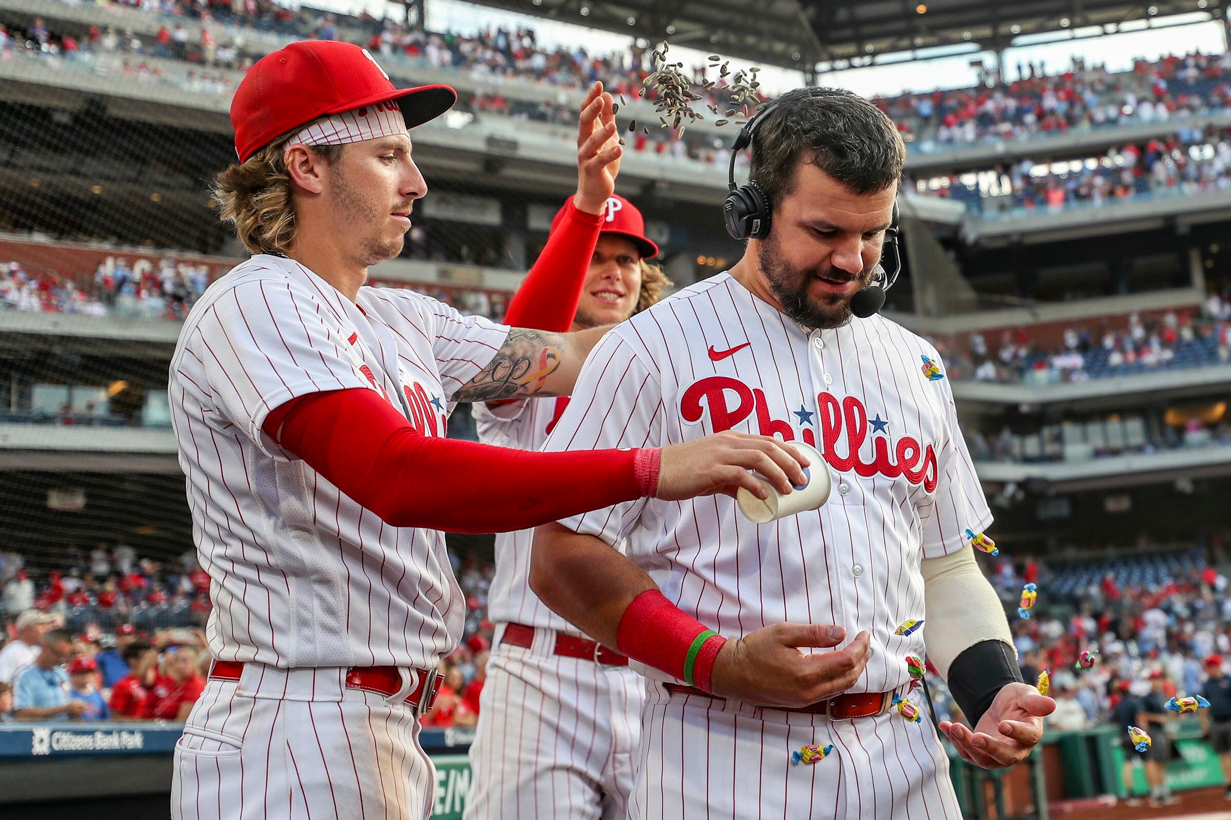 Phillies' Nick Castellanos gifts Media, Pa. LLWS team custom-made