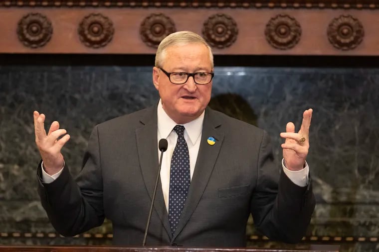 Philadelphia Mayor Jim Kenney announces a lawsuit Wednesday against two manufacturers of ghost guns.