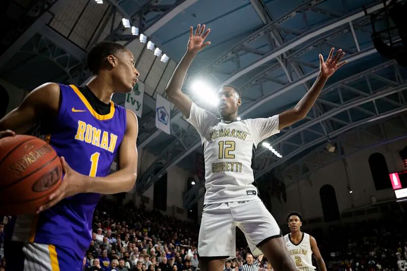 Philadelphia Catholic League basketball Xzayvier Brown leads Roman