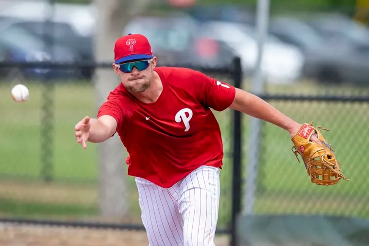 Phillies player rep Rhys Hoskins got a crash course in labor law