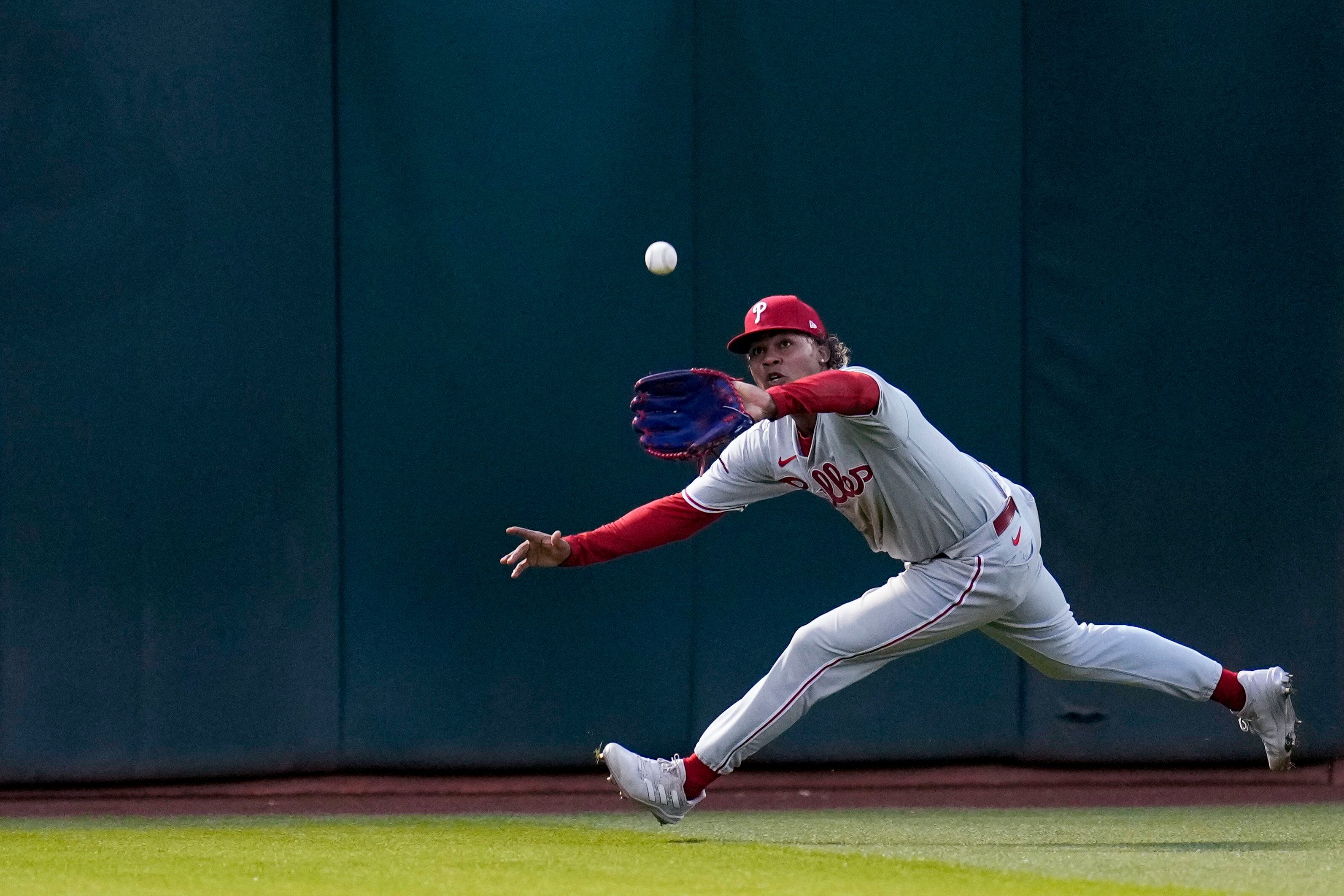 Philadelphia Inquirer] It's early, but Odubel Herrera is leading the race  for the Phillies centerfield job. The team says only Herrera's performance  and not his past or public perception will decide if