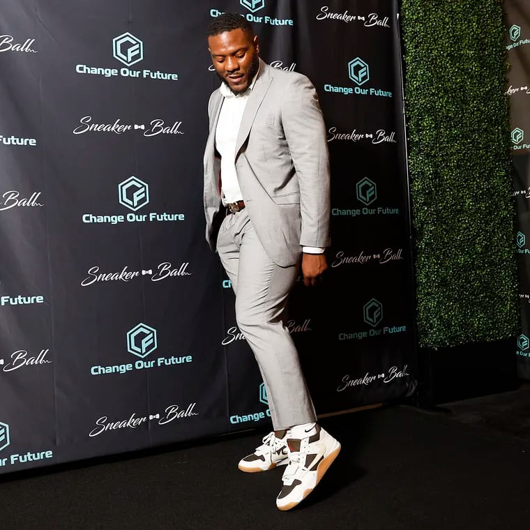 Indianapolis Colts linebacker Zaire Franklin attends Rodney McLeod's fourth annual Sneaker Ball, through the Change Our Future foundation at Vie by Cescaphe on Thursday, June 20, 2024.