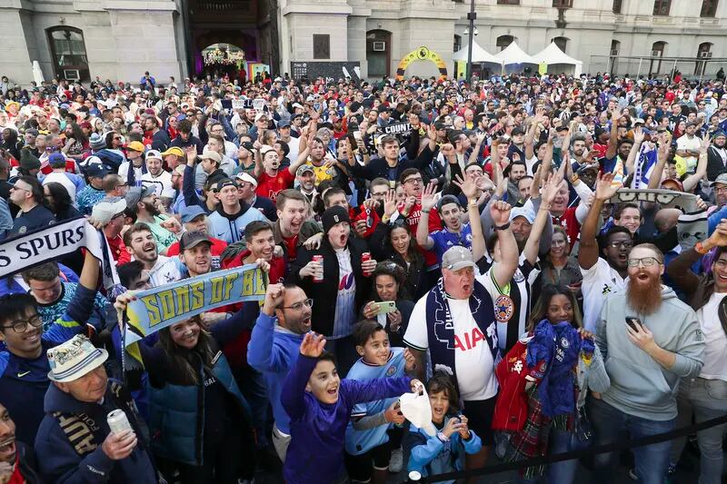 Photos of the Premier League Fan Fest in Philly
