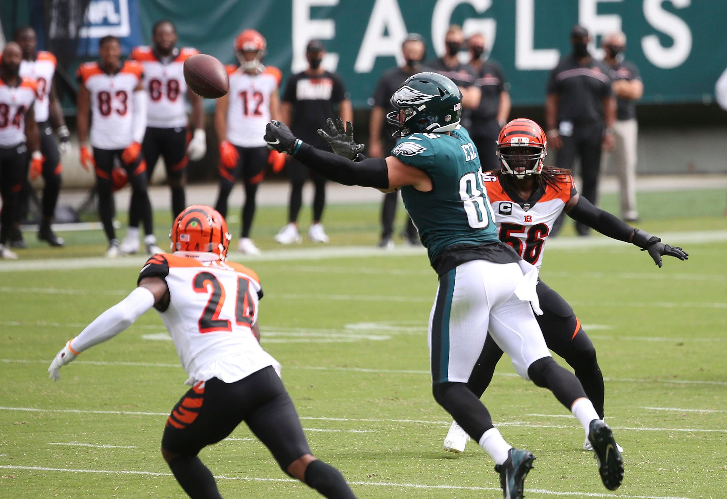 NFL fans wonder whether Bengals got away with penalty on historic Sam  Hubbard touchdown