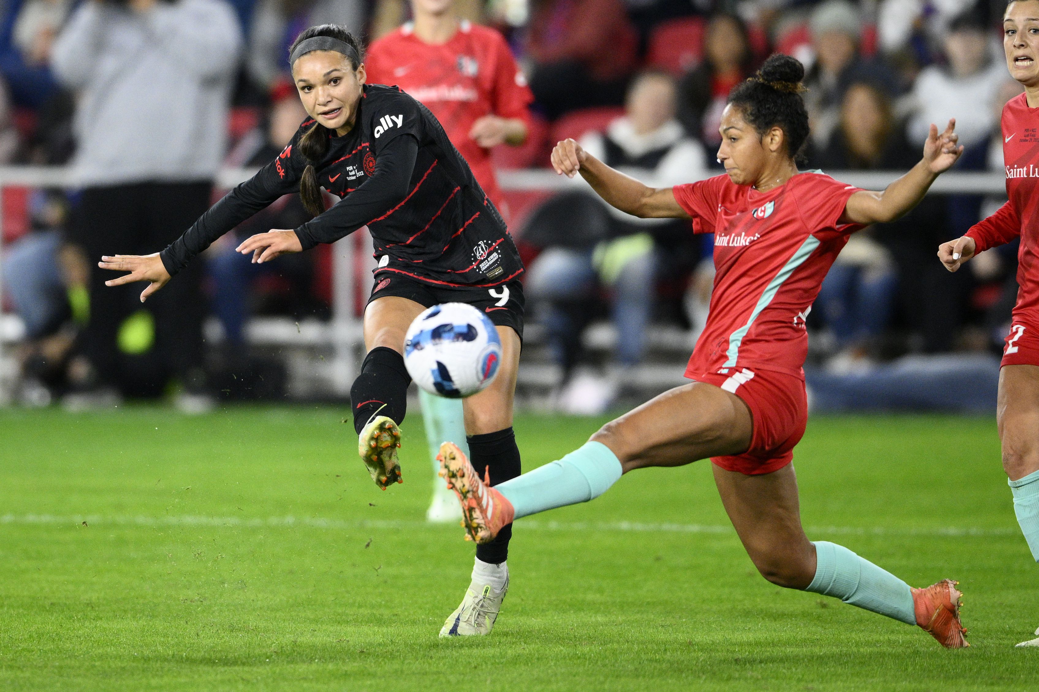 NWSL championship: Sophia Smith goal celebration highlights MVP game in  Portland Thorns' win