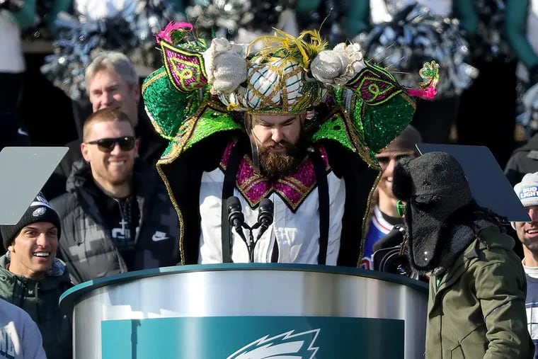 WATCH: Jason Kelce delivers epic profanity-filled speech, is MVP of Eagles  parade