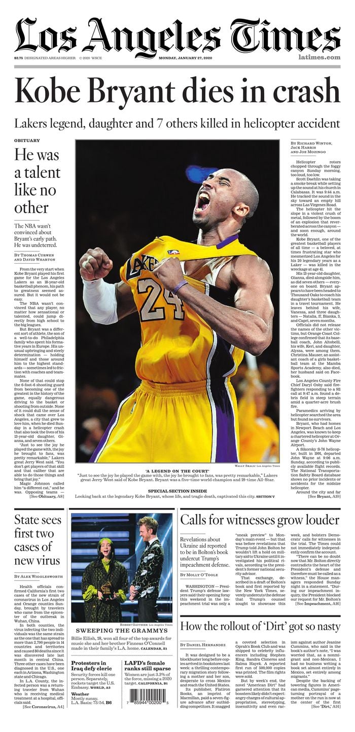 Life lessons from Kobe Bryant - Los Angeles Standard Newspaper