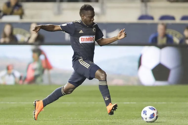David Accam has only played a substitute in the Philadelphia Union's last three games. 