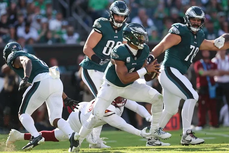 Eagles grades: Jalen Hurts comes through with his best game in the overtime  victory
