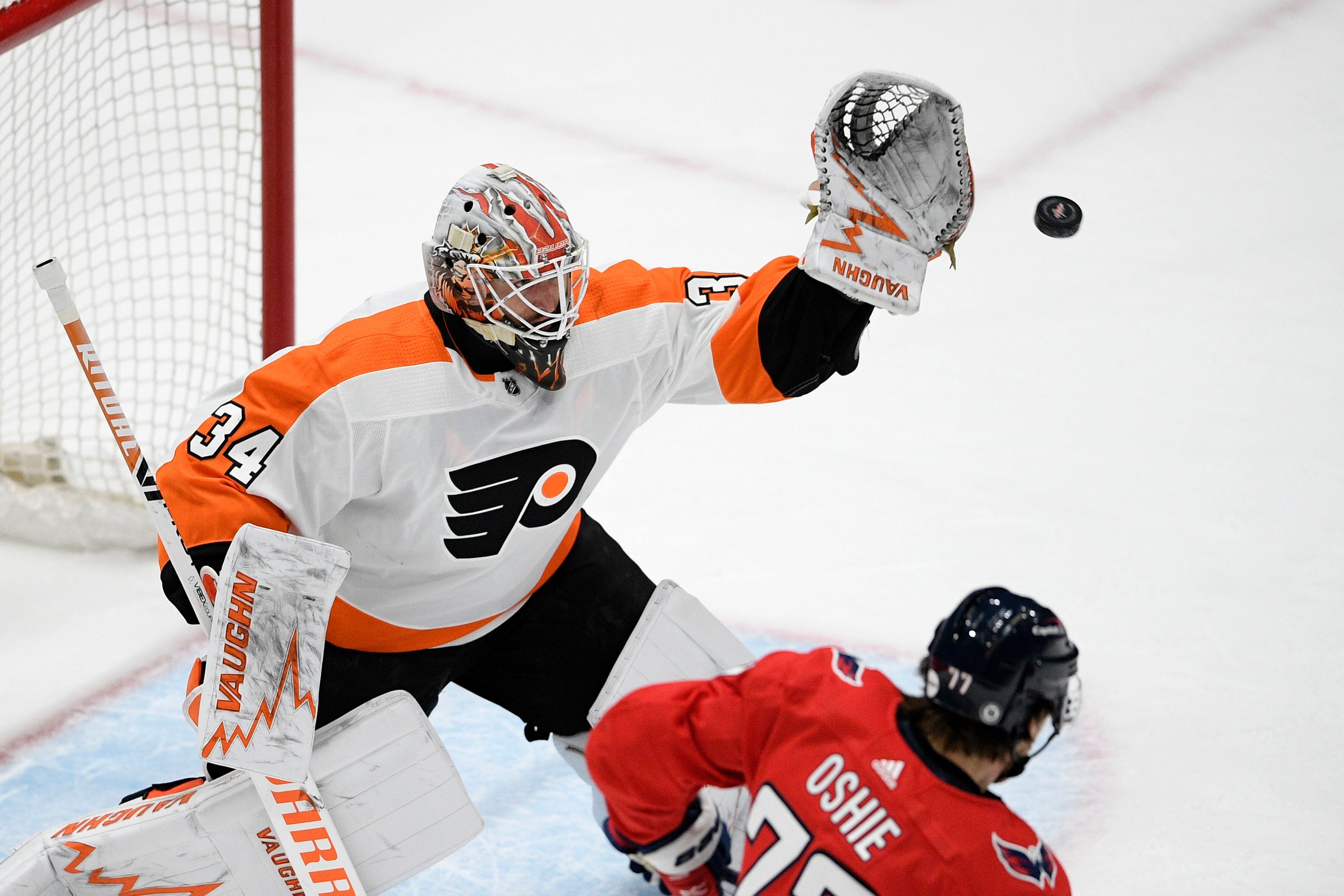 Alex Lyon, Philadelphia Flyers fall to Washington Capitals, 2-1, in overtime