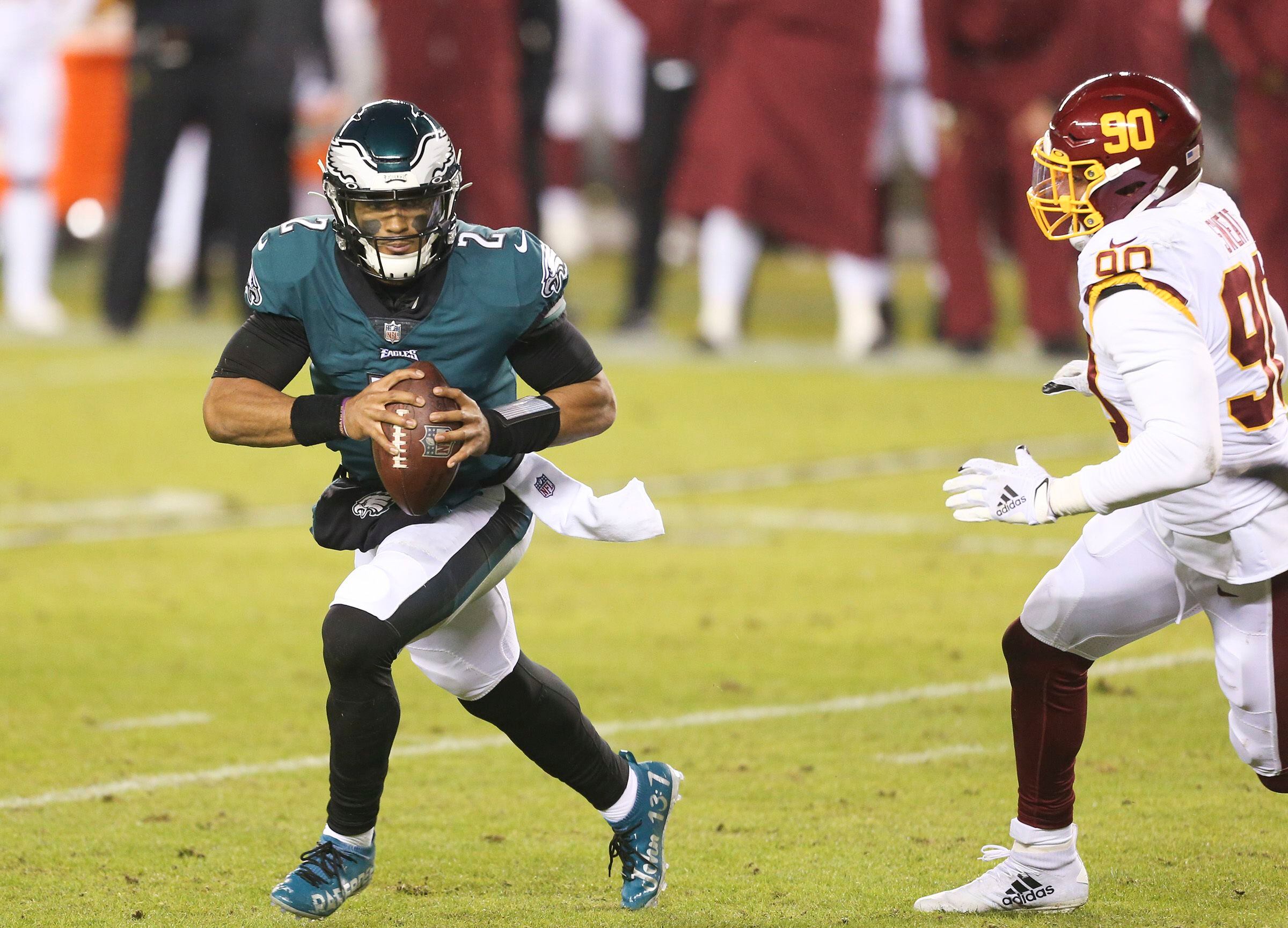 Eagles' Jalen Hurts pens letter to NFL, Washington Football Team