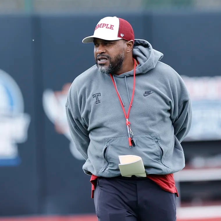 Temple head coach Stan Drayton is heading into 2024 with a team picked to finish last in the American Athletic Conference.