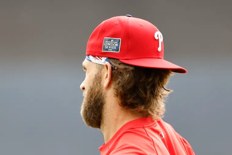 Bryce Harper got to explore London a bit without as much attention as he's used to. “I’ve actually enjoyed people not really realizing who I am."