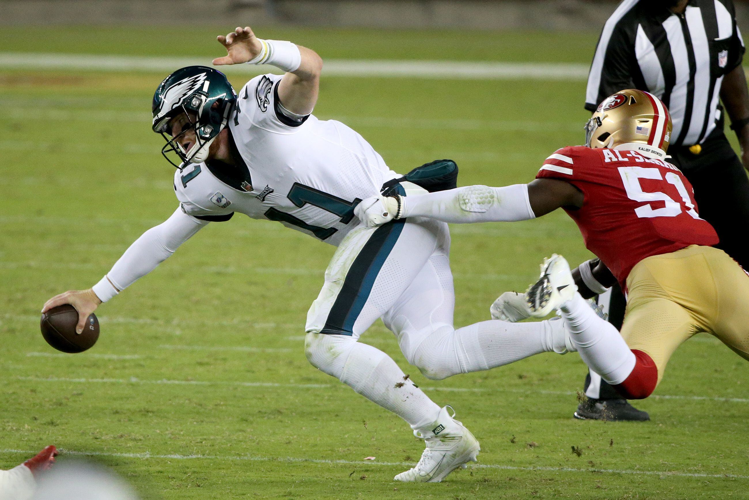 Eagles vs. 49ers score: Carson Wentz, Philly defense step up to