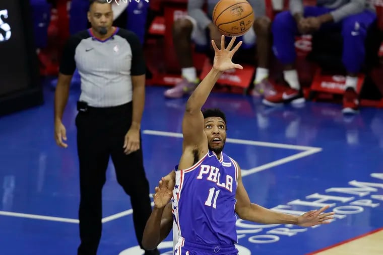 Tony Bradley provided a solid presence for the Sixers on the nights Joel Embiid was unavailable.