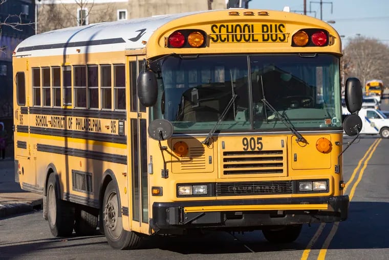 Parents and advocates say that students at Overbrook Educational Center, the Philadelphia School District's school for visually impaired children, are often late to school because of irregular bus service.