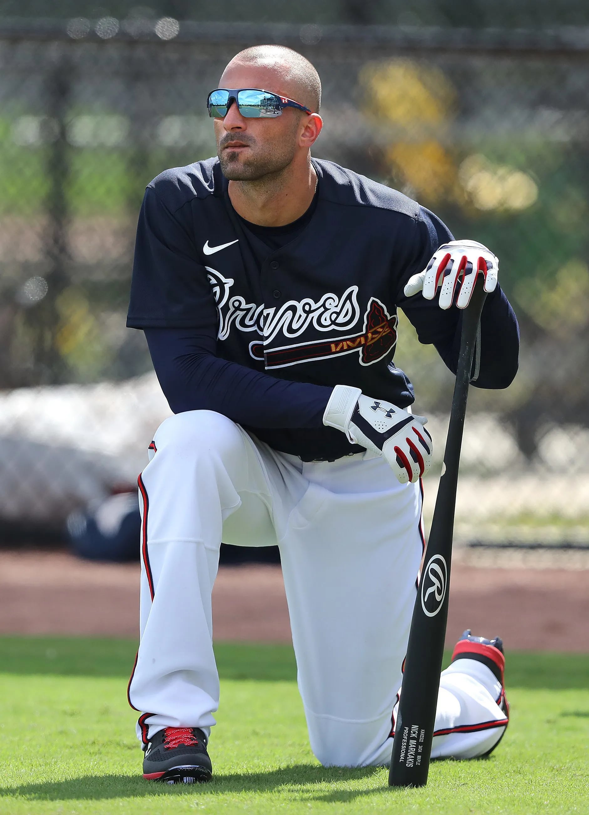 Nick Markakis has his manager's back, Braves glad both are still here