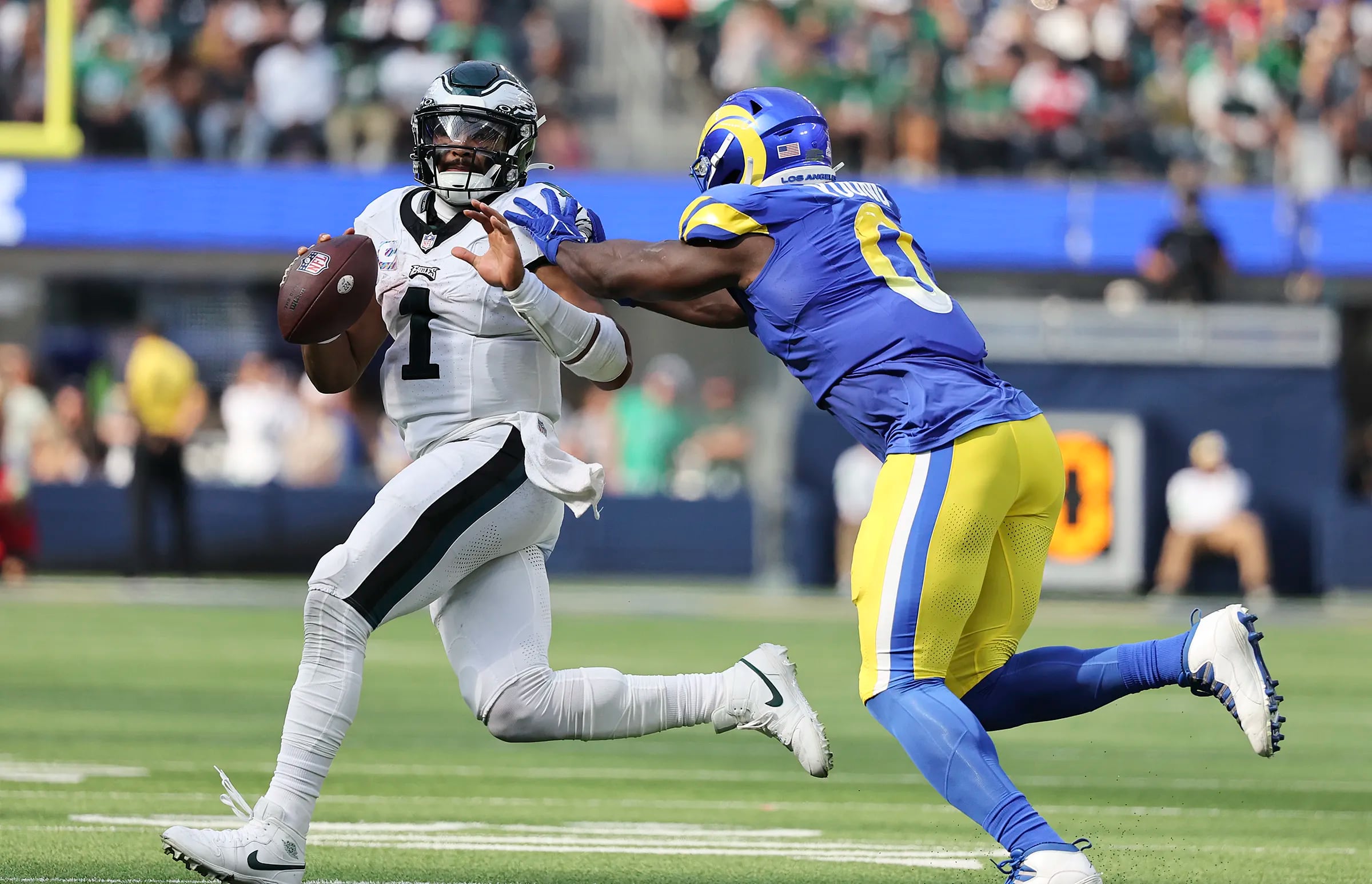 LOOK: Los Angeles Rams Reveal Week 5 Uniforms vs. Eagles - Sports