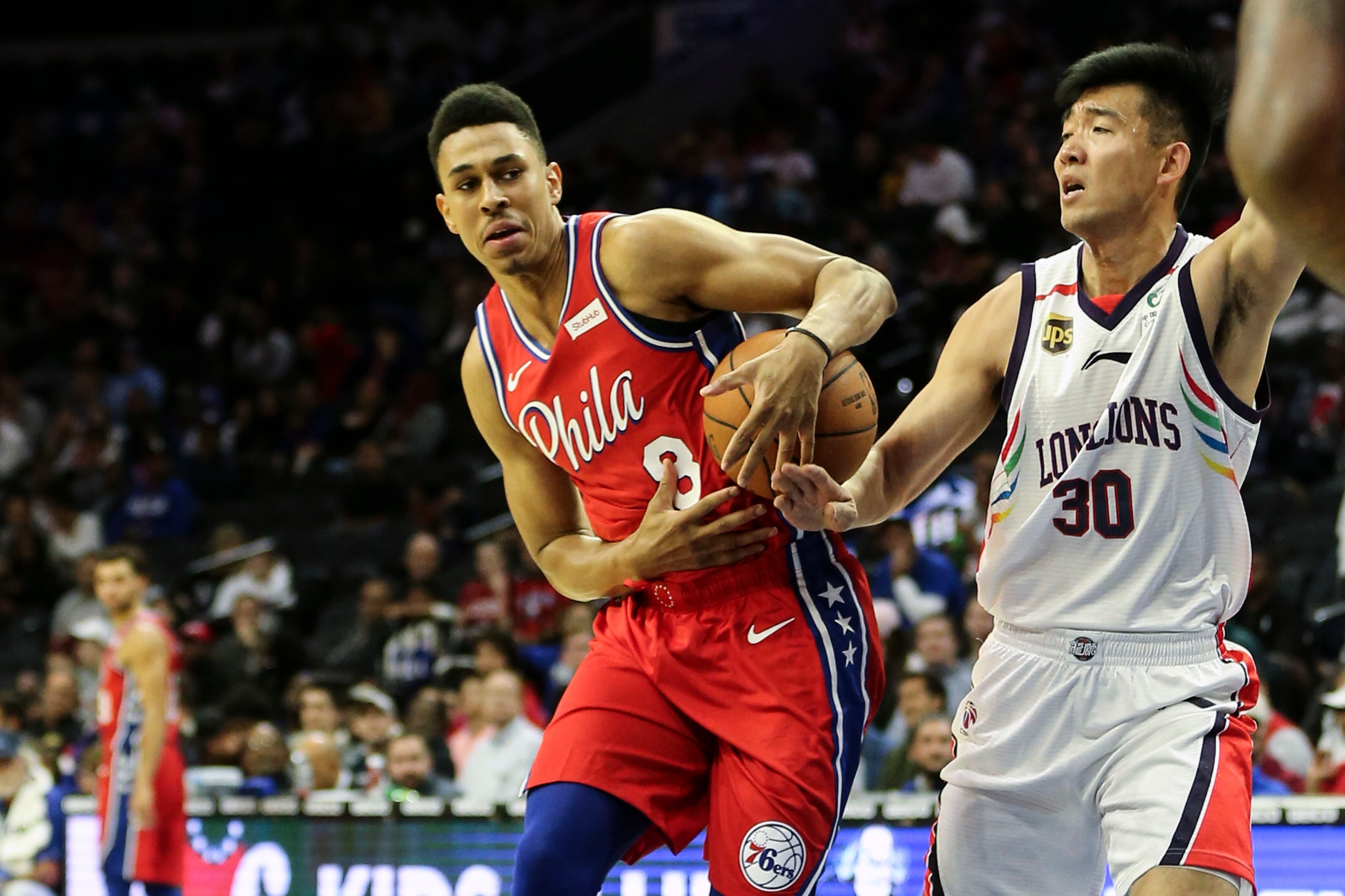 Sixers beat the Guangzhou Loong-Lions, 144-86, at Wells Fargo 