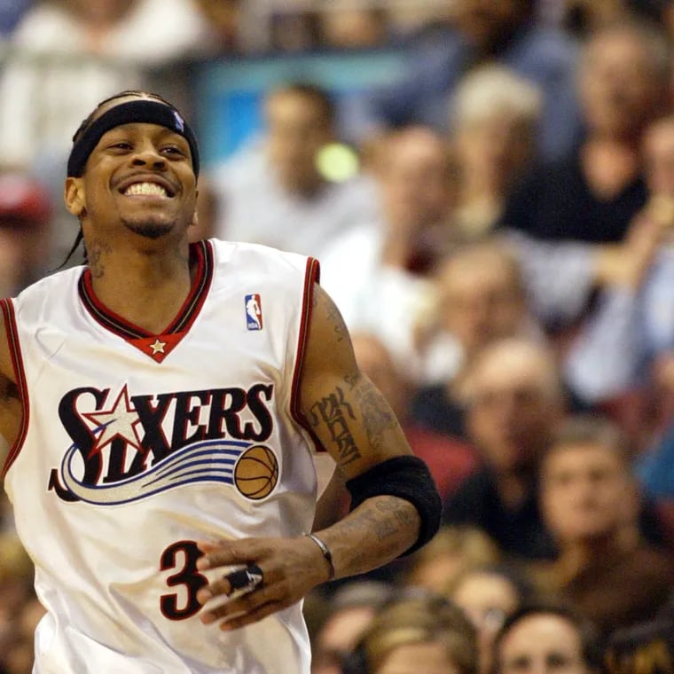 Allen Iverson spent 11 years with the 76ers after being drafted by the organization first overall in 1996.