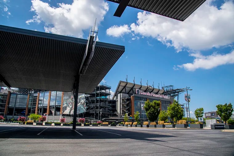 Lincoln Financial Field is set to host Eagles games this season without fans.