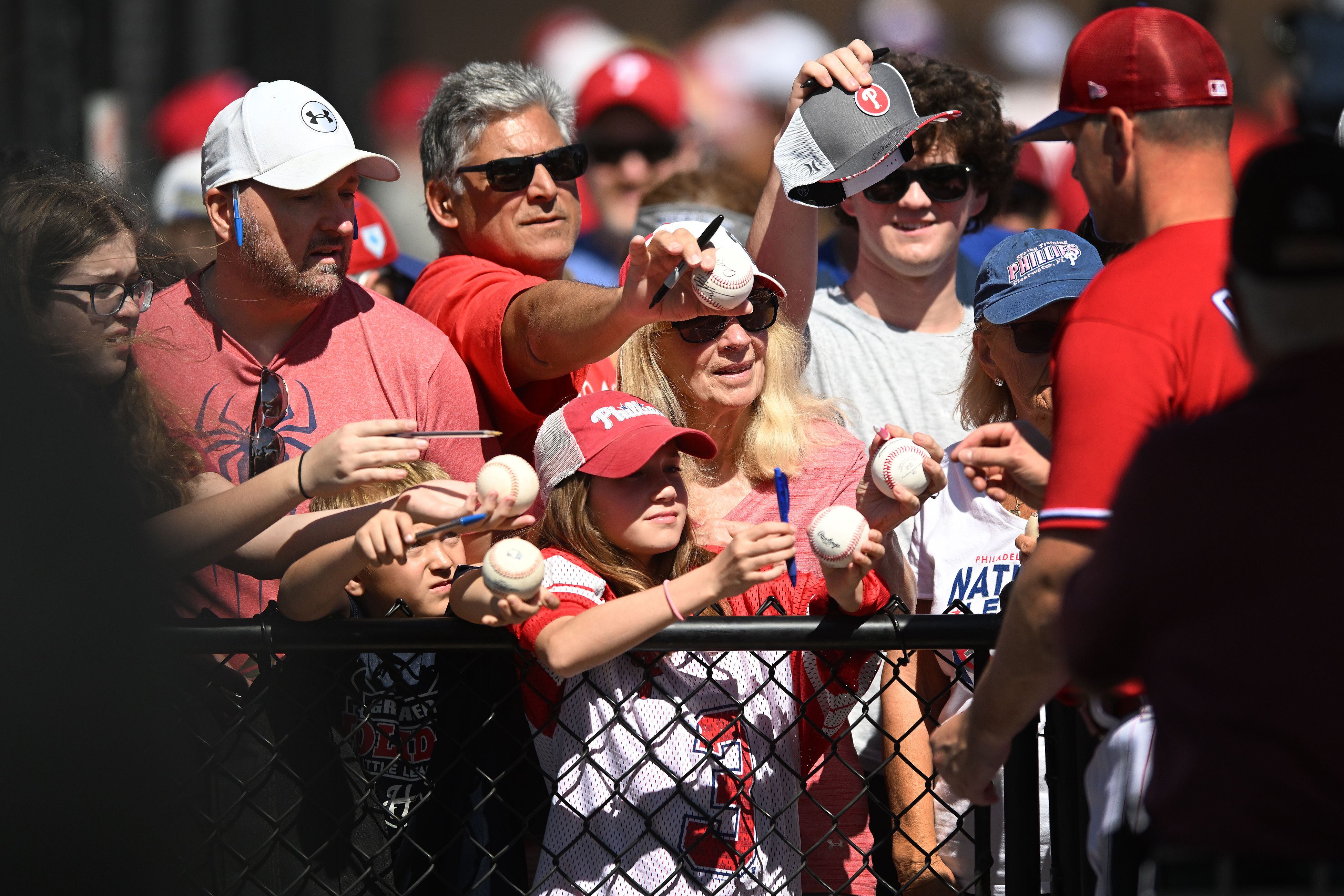 CLEARWATER, FL - FEBRUARY 21: Philadelphia Phillies infielder Trea