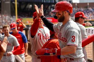 Phillies' Jose Alvarado on Braves' Guillermo Heredia chirping at him:  'Respect the game