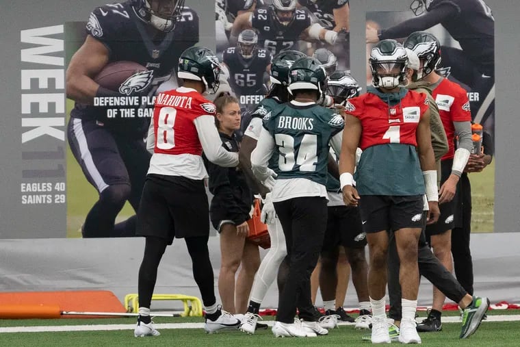 Philadelphia Eagles protect four players on practice squad for Week 10 
