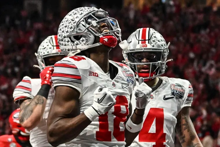Ohio State's Marvin Harrison Jr. on that photo mocking his concussion vs.  Georgia and the 'what ifs' of the Peach Bowl 
