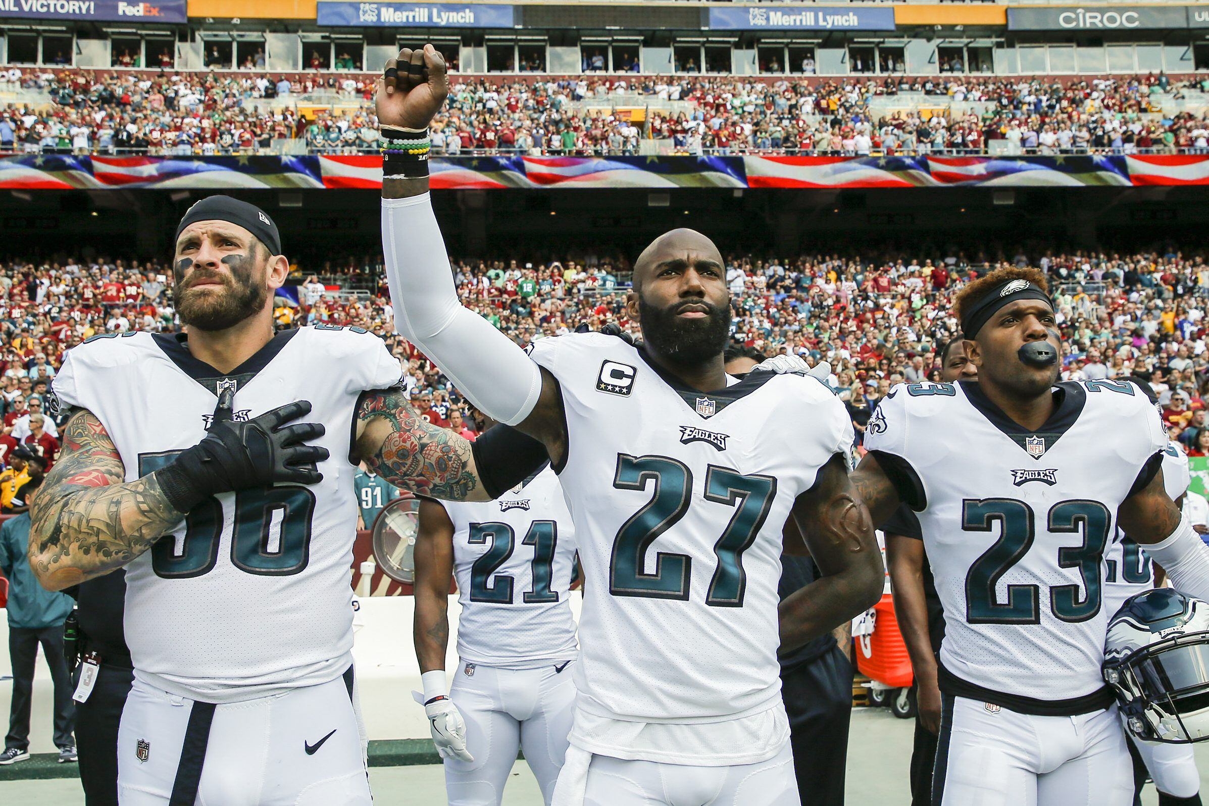 Former Philadelphia Eagles safety, activist Malcolm Jenkins retires