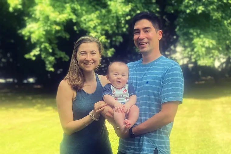 Sophia and Ben with baby Charlie