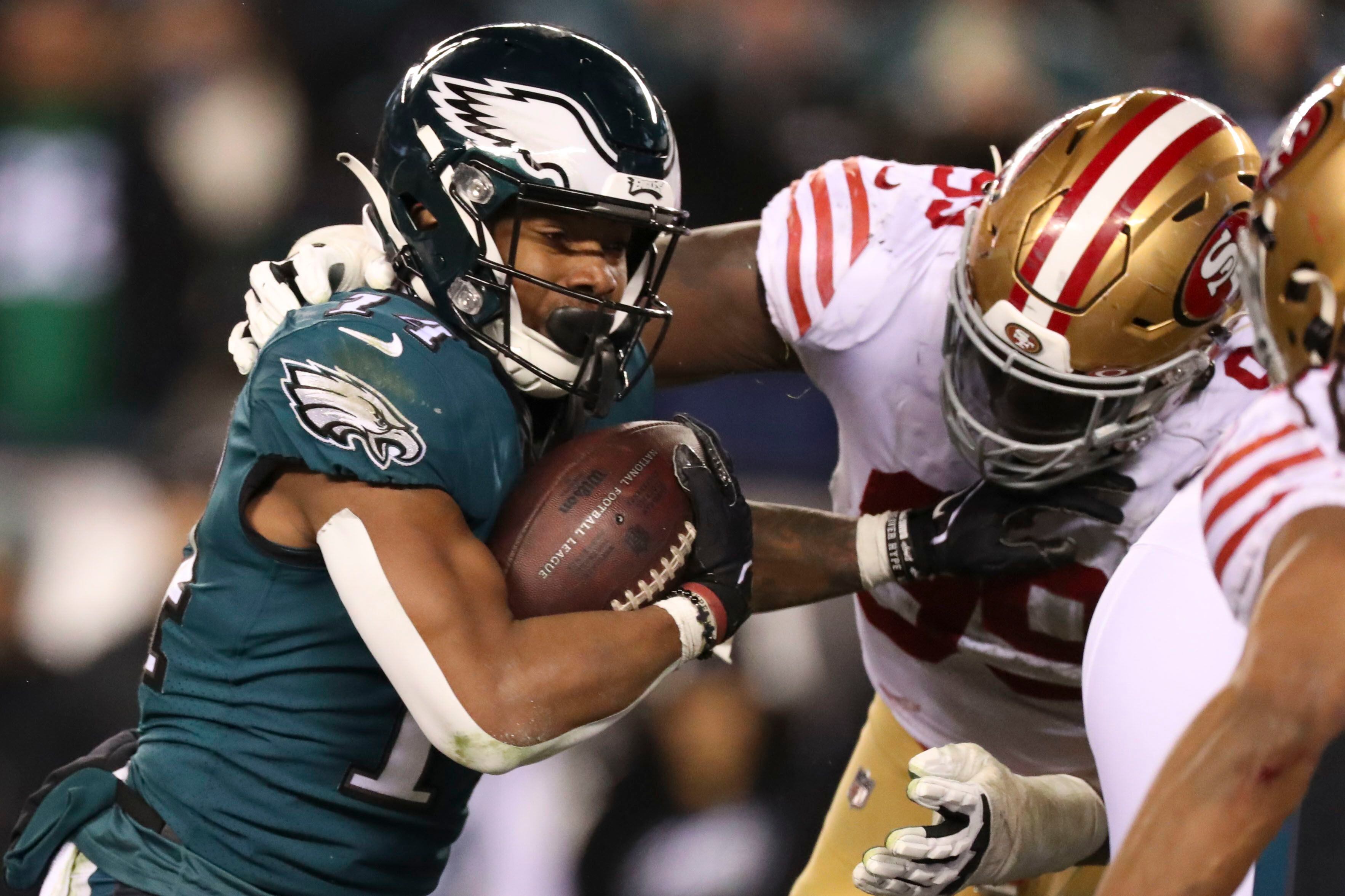 Eagles physically beat 49ers Philly-style, 31-7, to reach Super