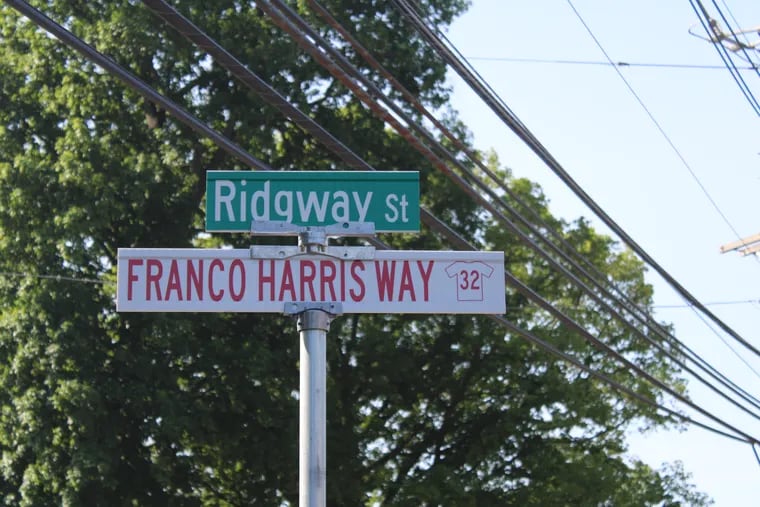 Pittsburgh Steeler legend Franco Harris honored in hometown of Mount Holly