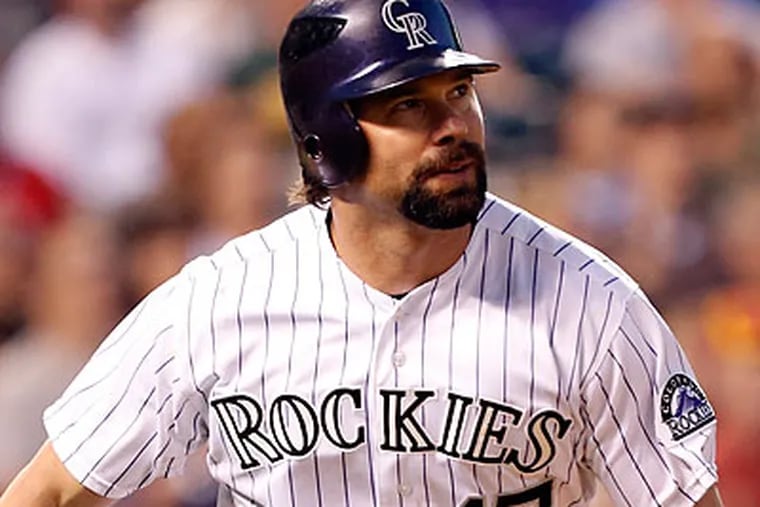 Rare breed: Colorado's Todd Helton has spent his whole career with
