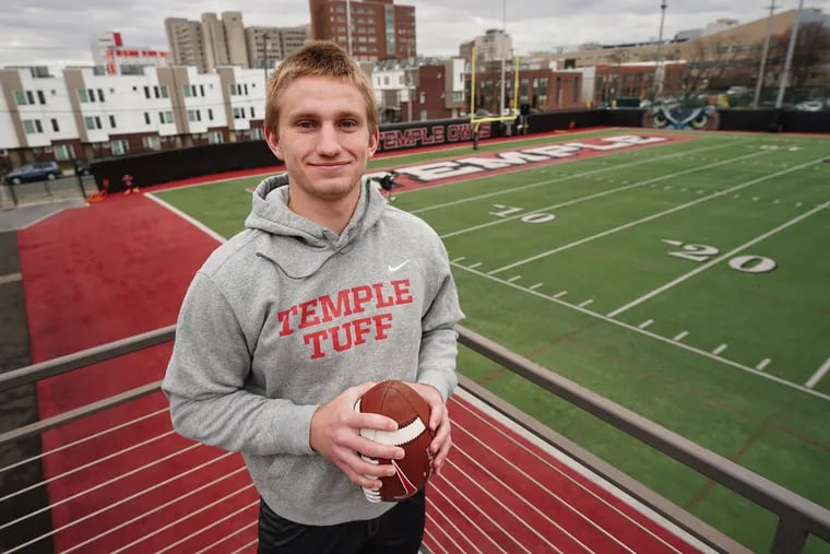 Temple quarterback E.J. Warner says he feels “more comfortable” with the speed of the college game after passing for 3,028 yards as a freshman. .