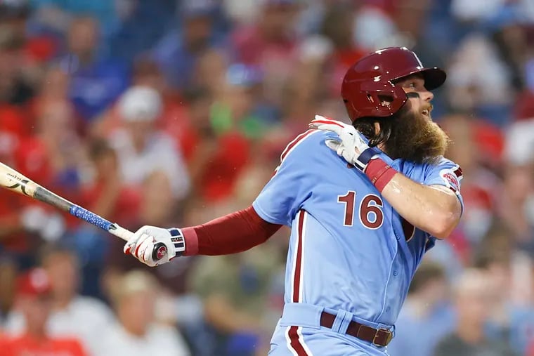 Phillies' Brandon Marsh returns home for the playoffs, just as his late  father dreamed