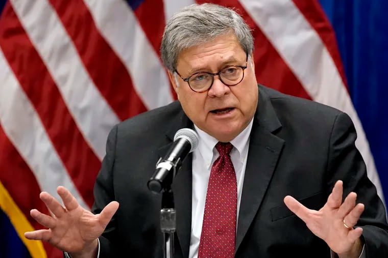 U.S. Attorney General William Barr.