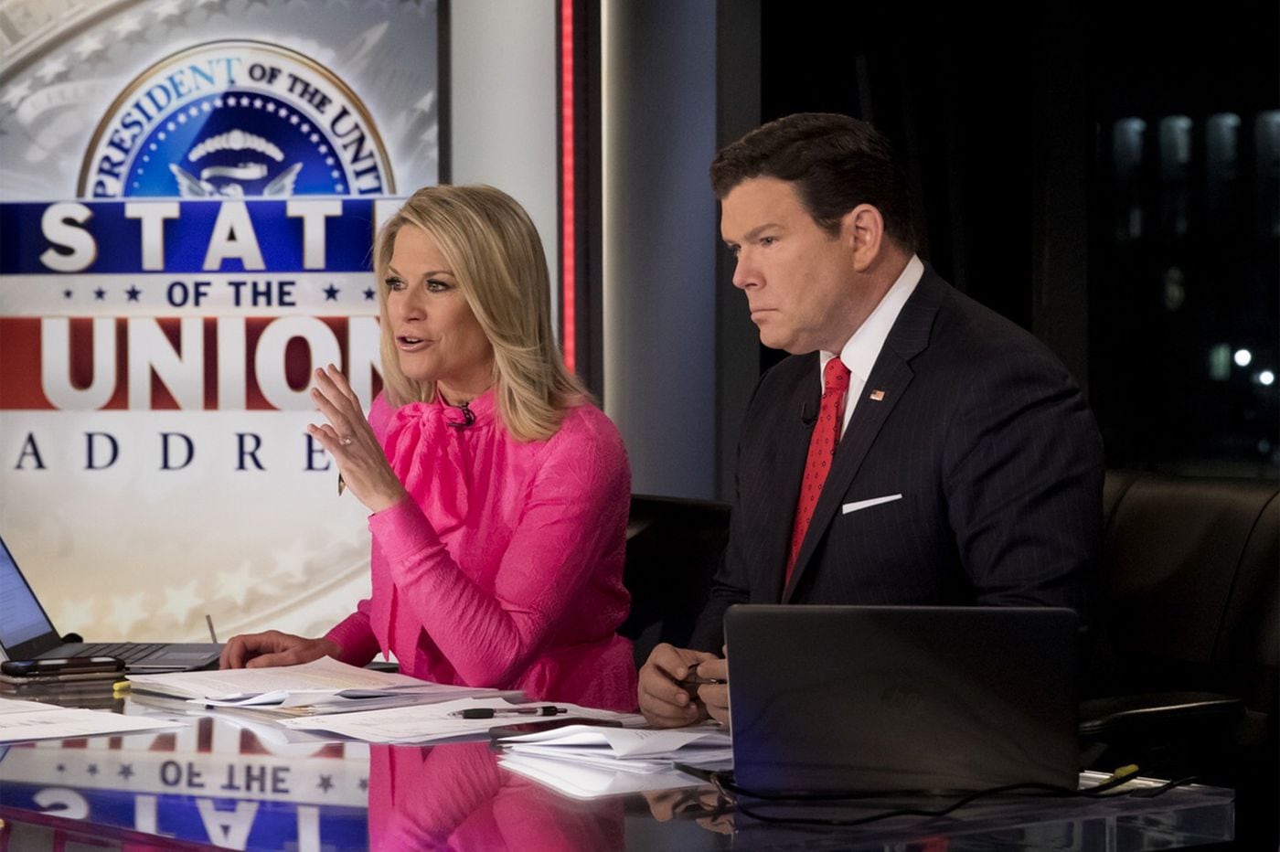 Fox News Anchors Bret Baier And Martha Maccallum Discuss Upcoming