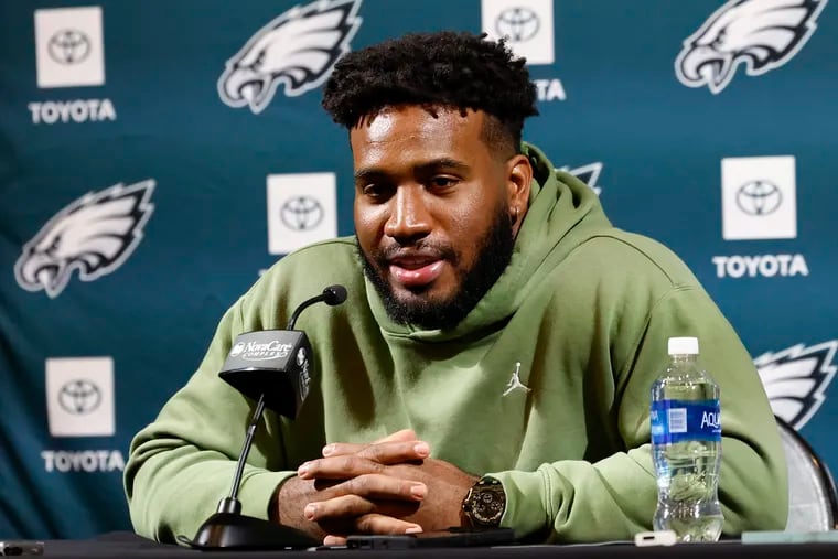 New Eagles edge rusher Bryce Huff met with the local media on Thursday, and says he's bringing his undrafted free agent mindset to Philly.
