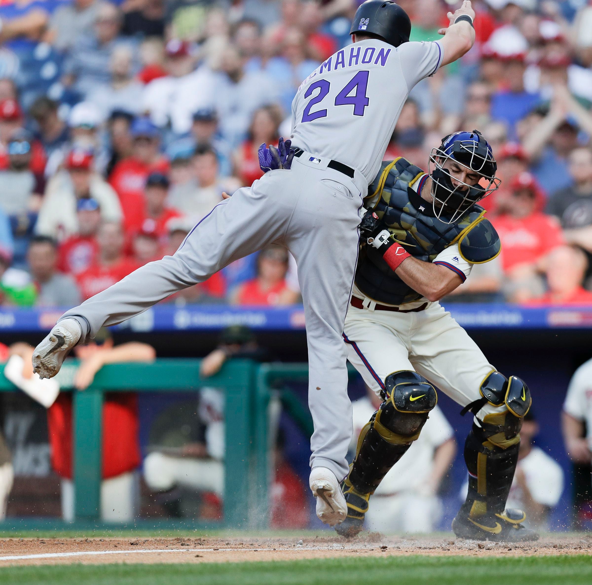 Bryce Harper's bat, Aaron Nola's arm lead Phillies past Rockies – The  Durango Herald