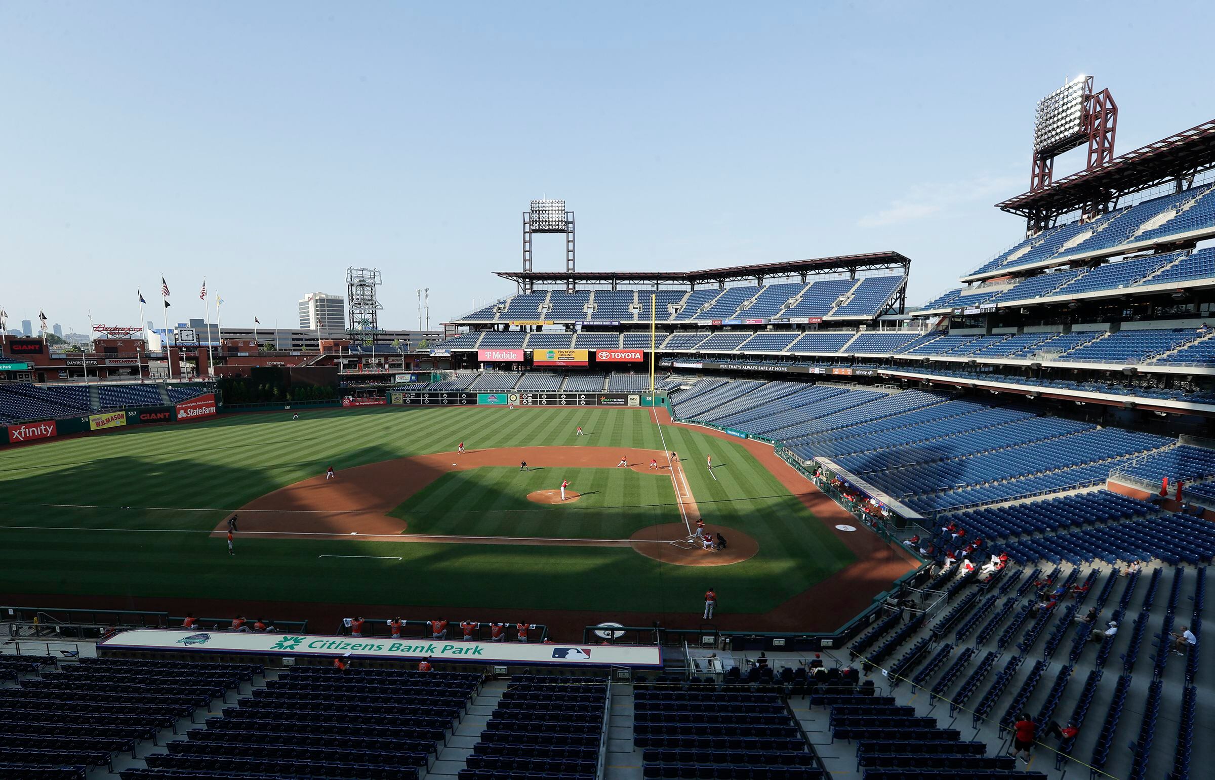 Phillies OK to train at Citizens Bank after negative COVID-19 tests - WHYY