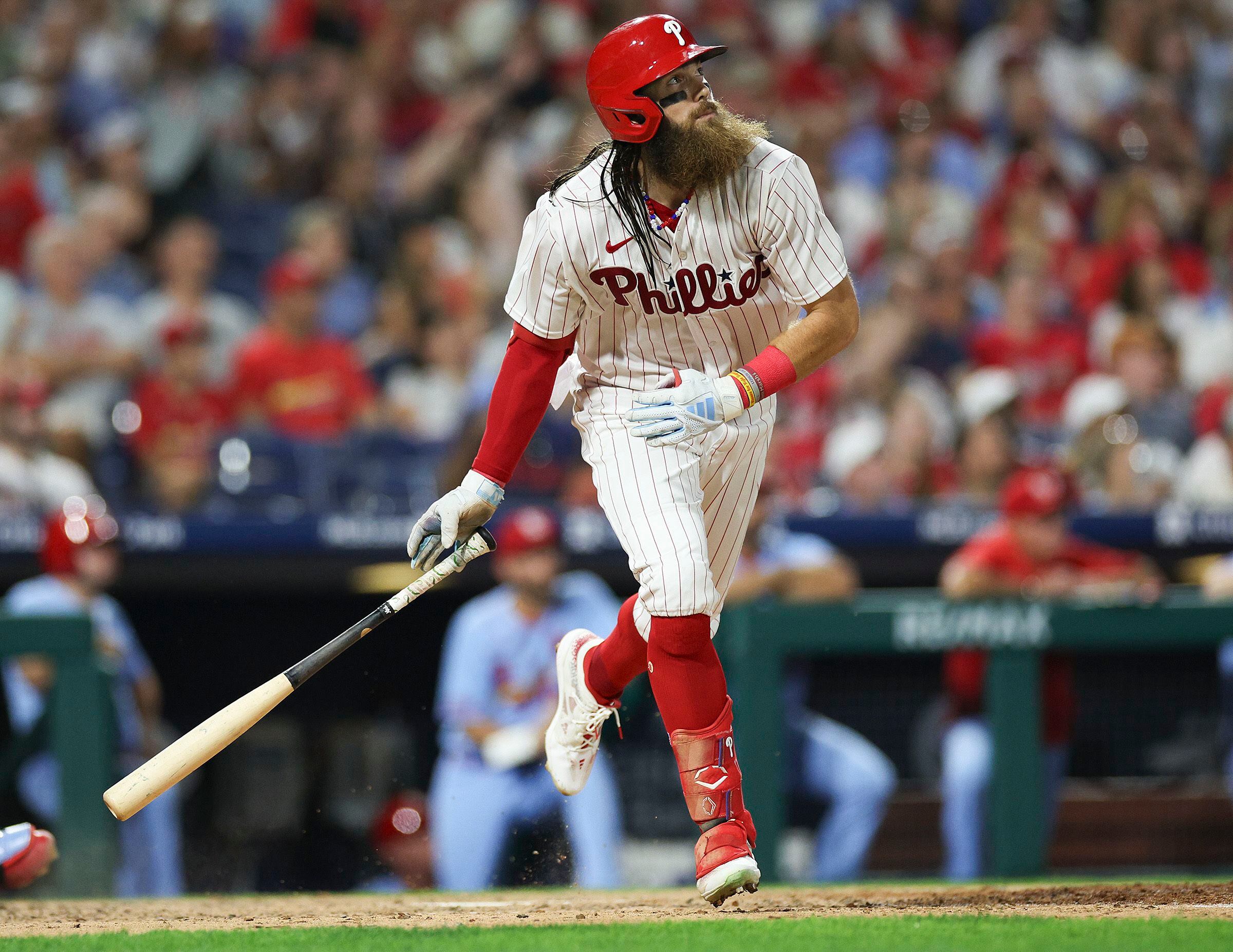 Wheeler strikes out 10, Phillies hit three homers in 12-1 win over