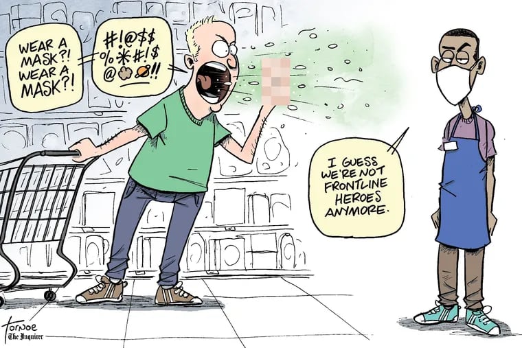 Rob Tornoe's coronavirus cartoon for Friday, July 24, 2020
