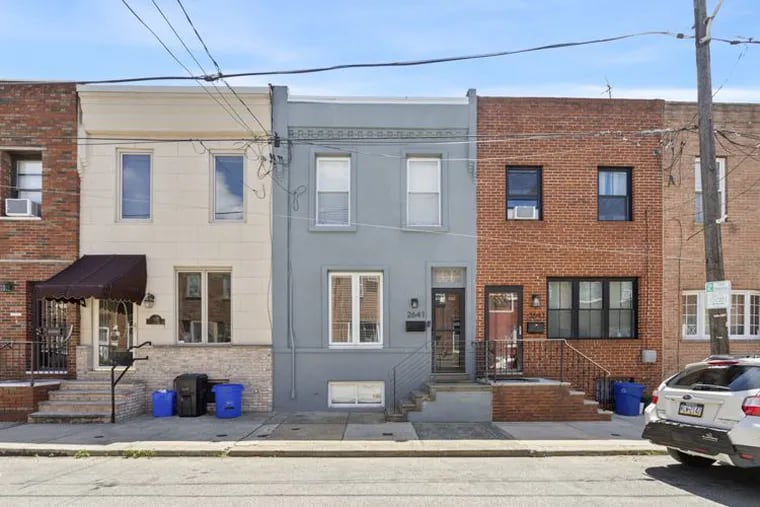 Owners Abi and Brian Bierman enjoyed their rowhouse's proximity to restaurants, shops, and Sixers games.