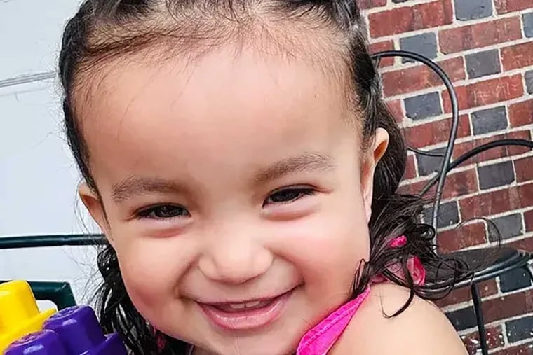 Madison Yuliet Morales, 23 months, was killed when she was struck by a pickup truck on July 20 while crossing the intersection of North Front Street and East Wyoming Avenue with her mother and two siblings.