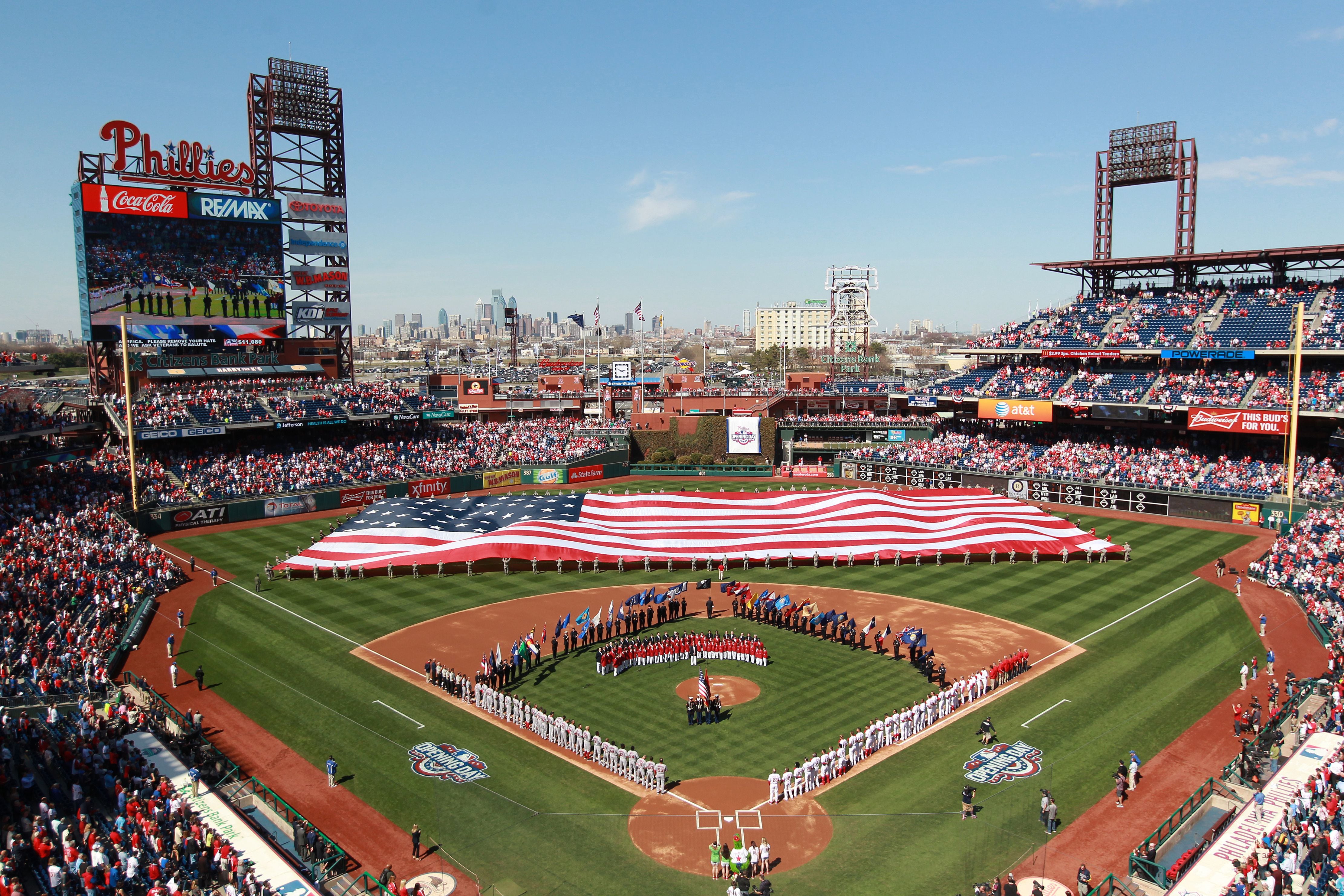 Baseball is back at Citizens Bank Park, but the new normal takes