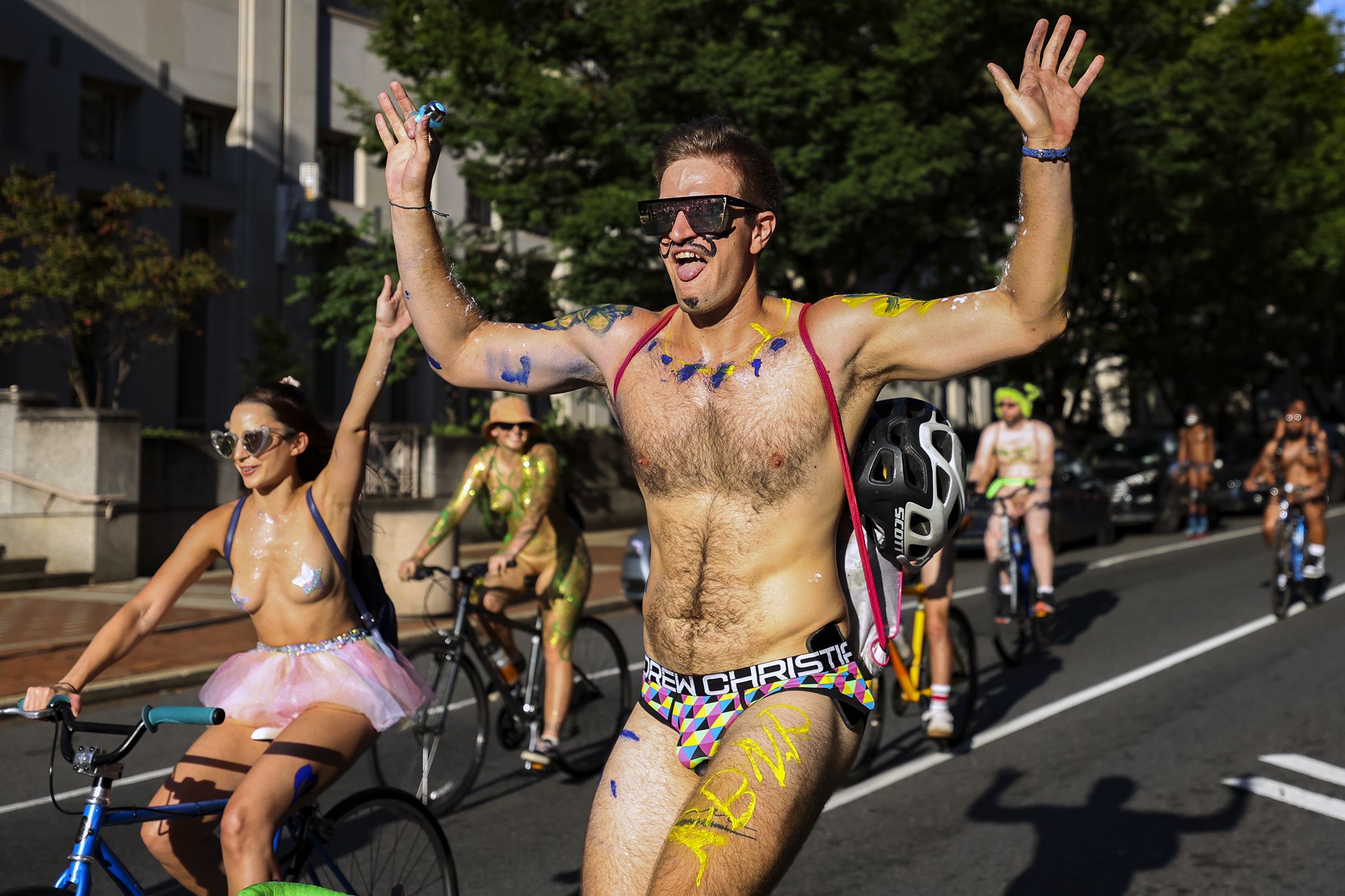 Photos of the 2023 Philly Naked Bike Ride