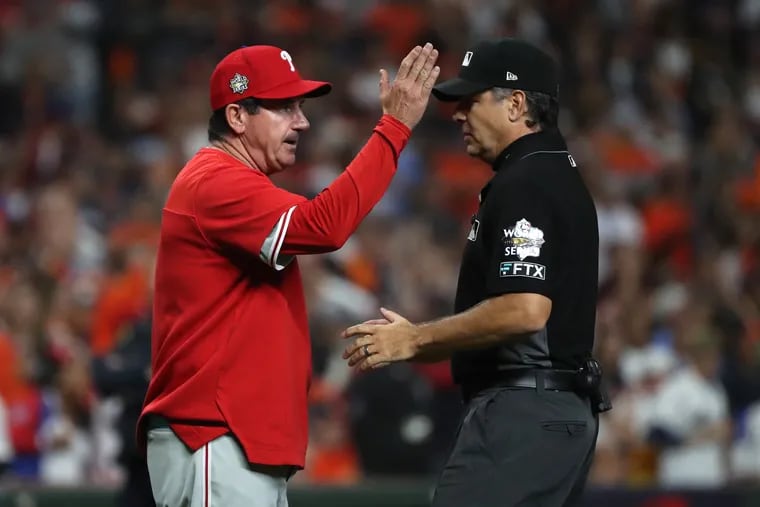 World Series umpires: Who is on crew for Phillies vs. Astros in