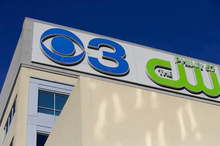 The CBS3 and CW Philly logo on Sunday, January 24, 2021.  Two national executives have been placed on administrative leave after a Los Angeles Times story describing allegations of racism and misogyny at CBS-owned stations, including CBS3.