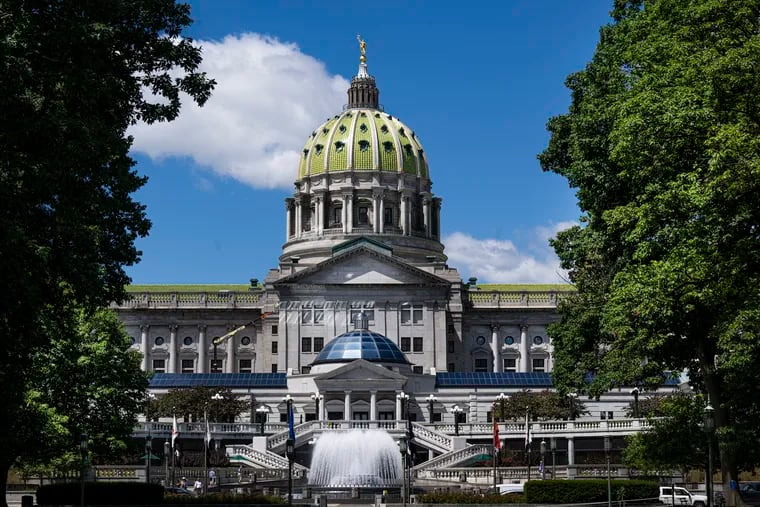 The Pennsylvania State Capitol in Harrisburg.